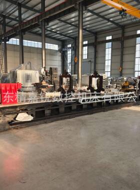 爆款CW61125-5000普通车床卧式重型车床大孔径整体导轨