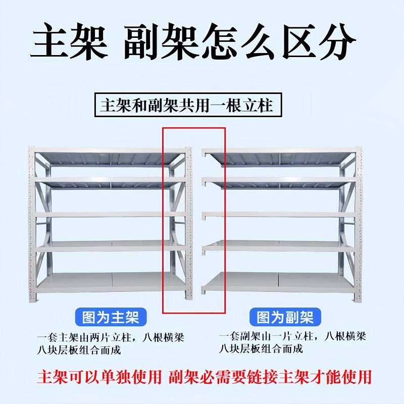货陈架仓储多层列组装货物953架快递置仓架库轻型展示物架子加厚