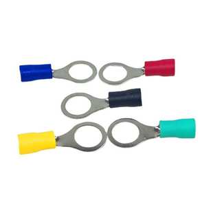 5.5易进式 3.5 预绝缘端头紫铜冷压接线线耳线鼻圆型端子 RV1.25