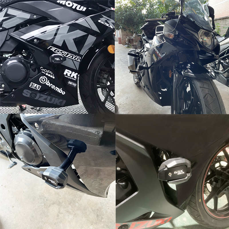 适用豪爵摩托车铃木DL GW GSX250R A 车身保防摔球发动机包围险杠