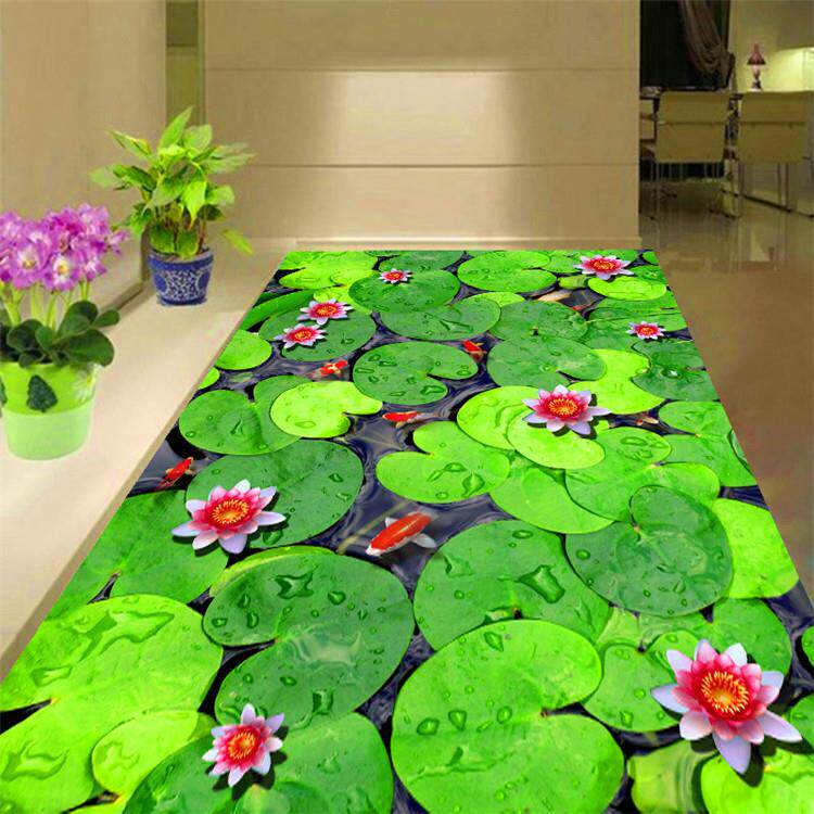 高档3D花地毯厅卧室入户进门垫沙发茶几垫印满铺可剪客裁边毯床可