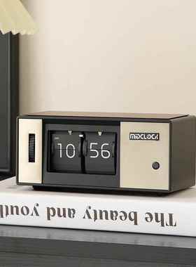 翻页时钟户玄关厅电视柜意式极简99-88417餐中古风客装饰入摆饰轻