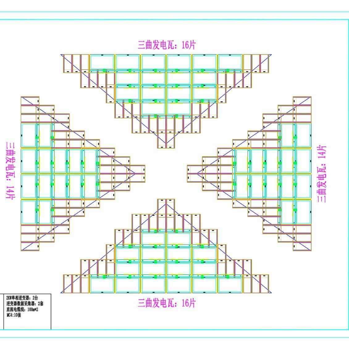 光瓦太阳能发电瓦片面瓦光伏伏发电SRE板户用光系统光伏发曲伏电