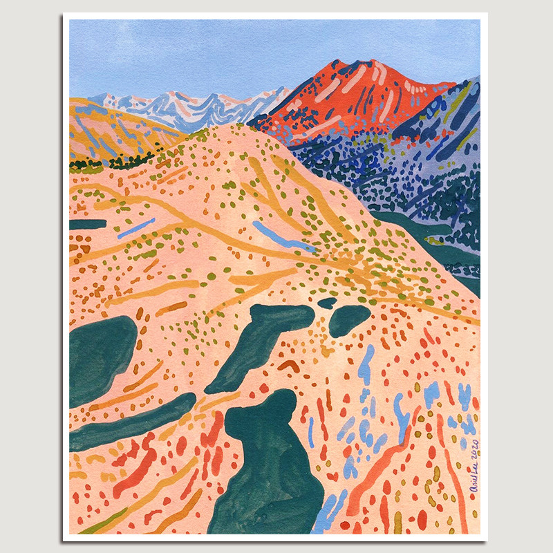 知名艺术家Ariel Lee《风景》艺术衍生品版画风景画挂画