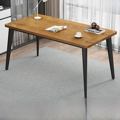 简易电脑桌办公桌钢木书桌简约现代双人经济型台式桌子家用写字台