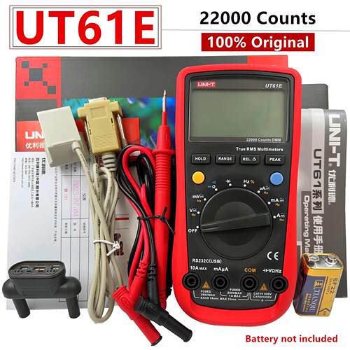优利德数UT61E+/UT61E/UT60B+ 高精度四位半数字万用表UT61E