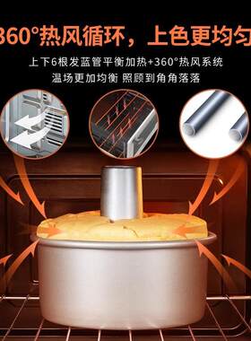 ACA/北美电器 ATO-E45S电烤箱家用全自动多功能烘焙40升搪瓷内胆
