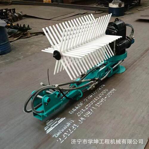 橄榄果采收机坚果收货机旋转打枣机挖机用的收货机