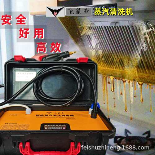高温高压蒸汽清洁机多功能商用家政家电厨房油烟机油污清洗一体机