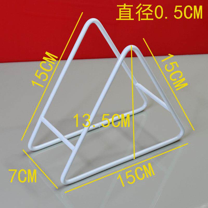 ZQ隔热垫收纳架盘子整理架三角架吐骨碟底座厨房咖啡垫餐垫沥水托