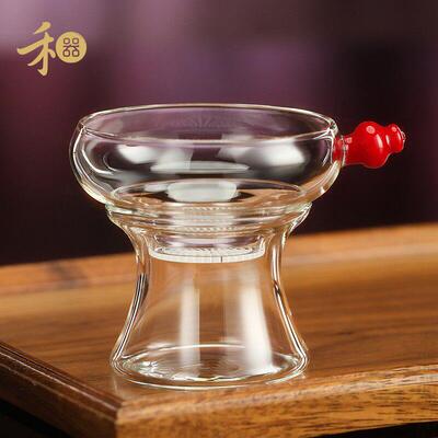 禾器美满茶海丹红公道杯玻璃高档茶具分茶器手工高硼硅耐热公杯