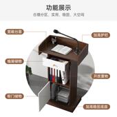 演台YJT0001质学校讲培训发言台教堂接待台司仪台教学讲老师桌木