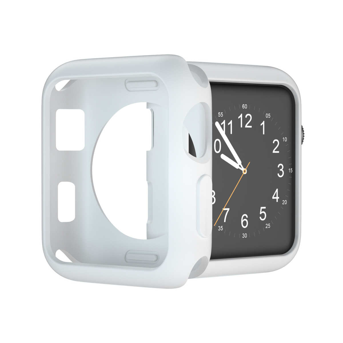 适用苹果手表糖果色保护壳Apple Watch 12345代TPU硅胶保护套软套