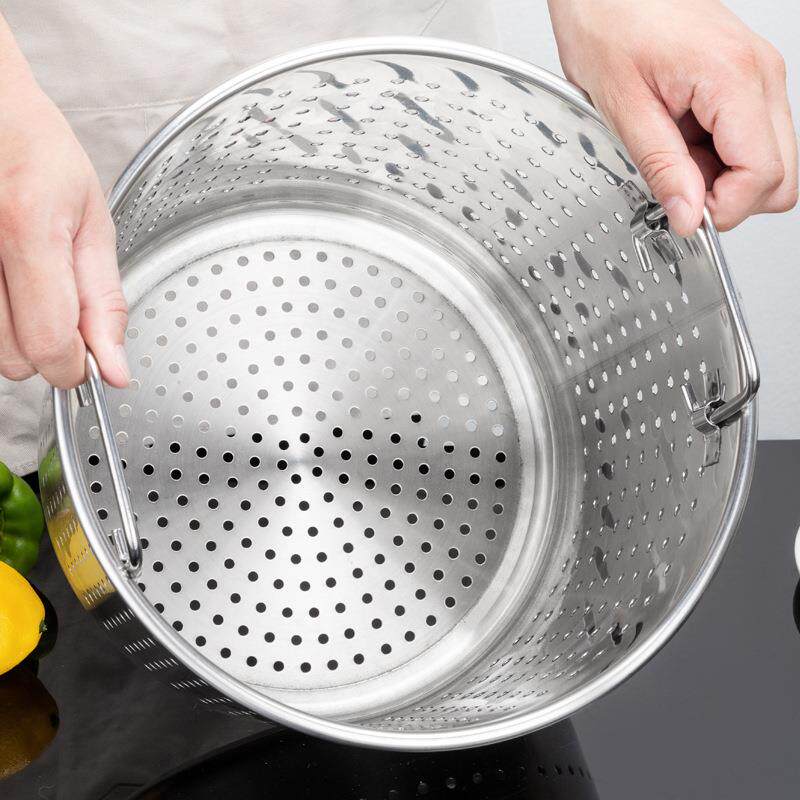 卤不锈钢加厚水卤肉漏桶沥桶洗小虾桶多功能商用虾桶卤水桶DYT-XL