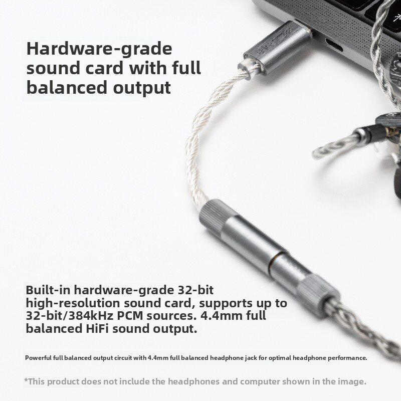 水月宇Echo Echo- b Balanced 4.4便携式数字音频解码适配器电缆