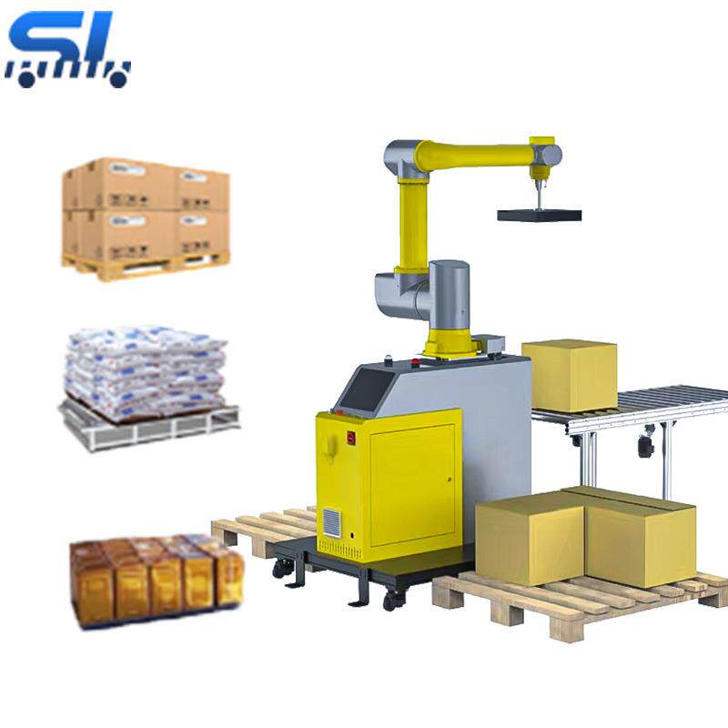 全自动机器人码垛机纸箱码垛协作机器人设备自动码垛机防碰撞设计