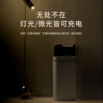 智能垃圾桶感应式家用卫生间厕所大容量电动客厅全自动轻奢便纸桶