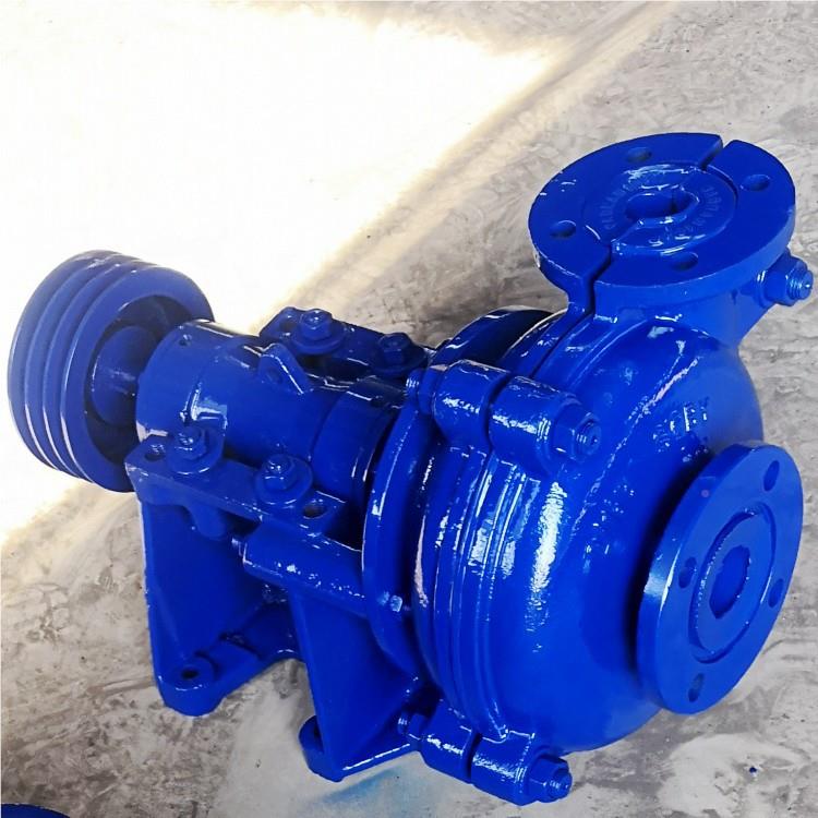 数渣浆泵卧式磨抽沙泵AH沙分细回收泵4/3 3/2 2/1.5耐离心渣浆泵