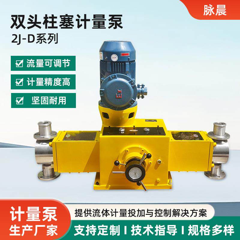 厂家供应2J-D双头柱塞计量泵高压量大优惠大流量不锈钢防爆柱塞泵