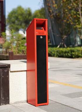 户外烟灰柱市政烟灰桶熄烟柱烟头烟蒂回收器立式烟头回收桶灭烟柱