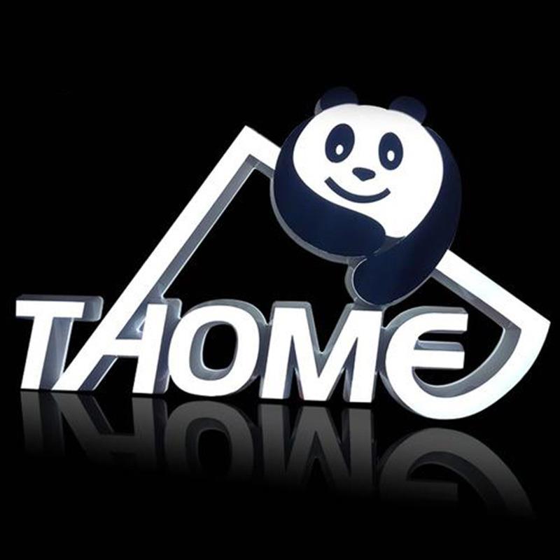 厂家制作亚克力发光字led迷你树脂不锈钢灯箱户外门头店招广告牌