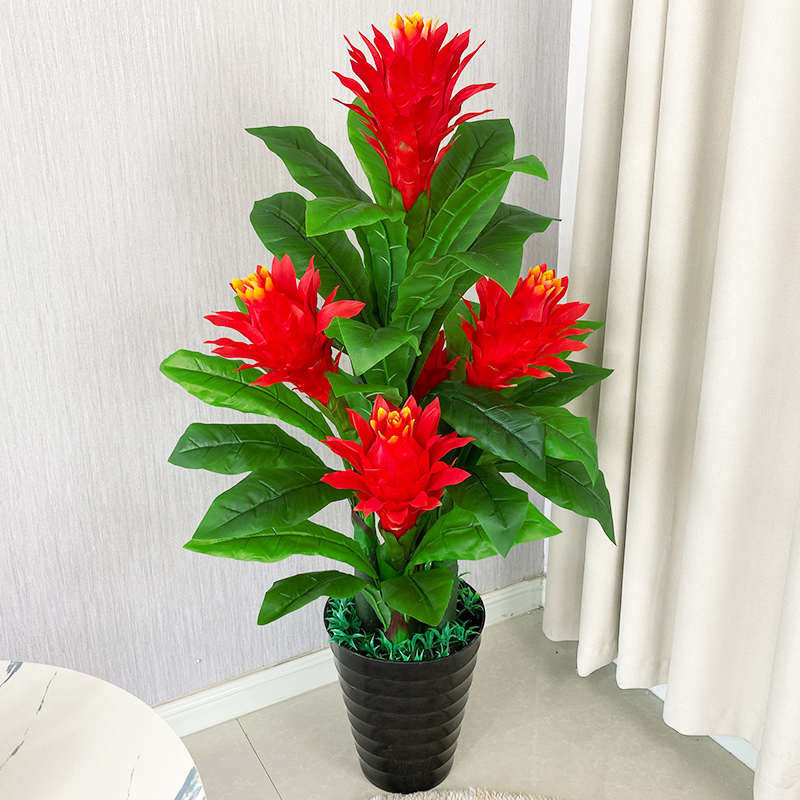 鸿运当头假树树红掌假花盆栽绿色塑料装饰花客厅盆景绿植,鲜花速递/花卉仿真/绿植园艺,仿真绿植,淘宝优惠券,粉丝福利购,淘宝优惠卷