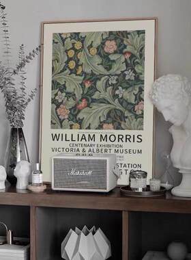 William Morris威廉·莫里斯的现代装饰画后现代美学设计海报壁画