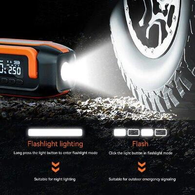 Car Battery Jumper Starter with Air Compressor 150PSI Tire