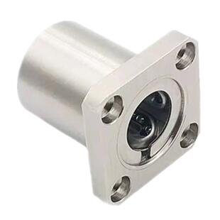 304不锈钢方法兰直线轴承SLMK8UU LM10L