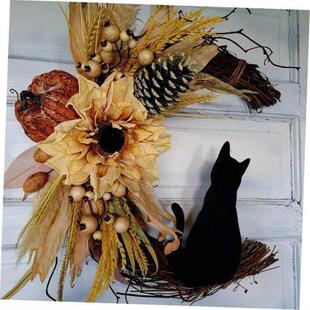 decoration Halloween Garland Cat gift Moon