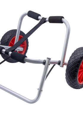 板皮漂流铝合金船拖车koetsu独木舟冲锋舟划艇移动小推车kayak桨