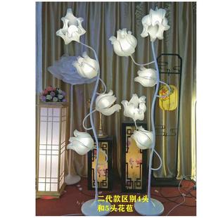 头花5引美道具花路婚庆新款 饰路舞台引蕾发光背景铃兰道具 陈装