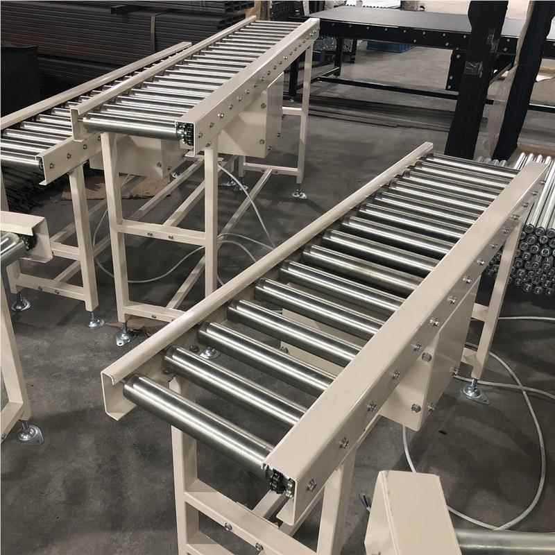 杭州链条滚道筒送机 辊机 转弯输辊筒输送机 链传条动输送机