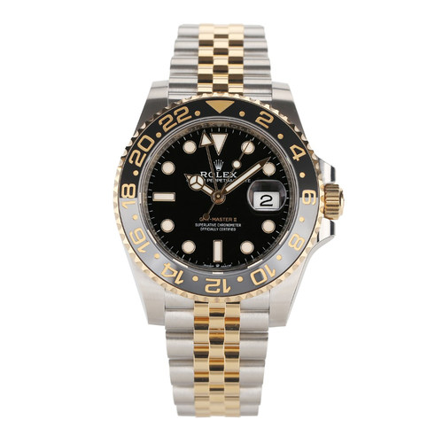 盒证[9.8新]劳力士126713格林尼治金皮蛋精钢18K金自动机械男手表