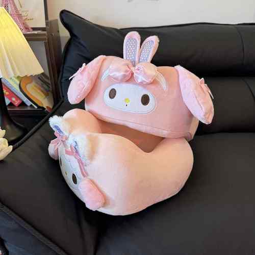 可爱粉色小羊记忆棉U型枕护颈枕办公室午睡靠枕可携式旅行U形枕头