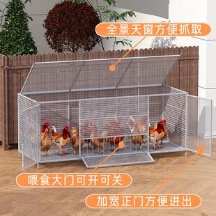 不锈钢网养鸡笼子加厚加粗探头笼大号鸡鸭鹅家禽防黄鼠狼蛇鼠户外
