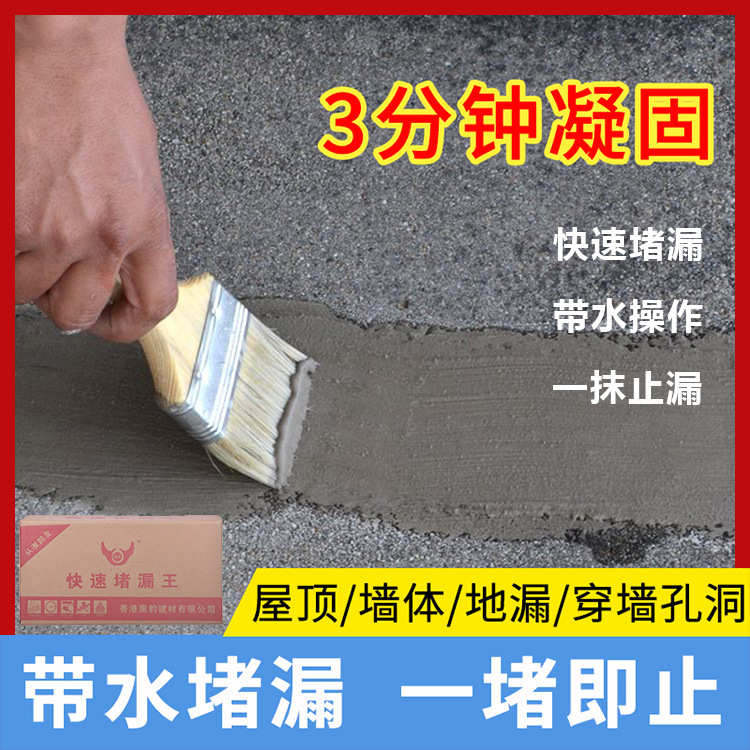 厂家直销快速堵漏王20公斤带水堵漏卫生间水不漏外墙管道快干水泥
