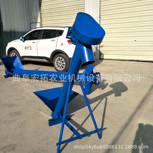 碳钢材质管式螺旋送料机小型垂直倾斜上料机粉末颗粒螺旋提升机