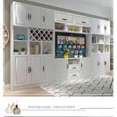 储蓄柜液晶柜组合实木生态板定做简约 电视柜书柜酒柜背景墙 包邮