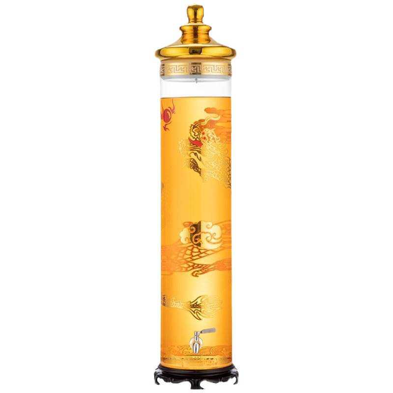 泡酒专用玻璃瓶带龙头泡酒瓶加厚广口大容量50斤100斤参王空酒瓶