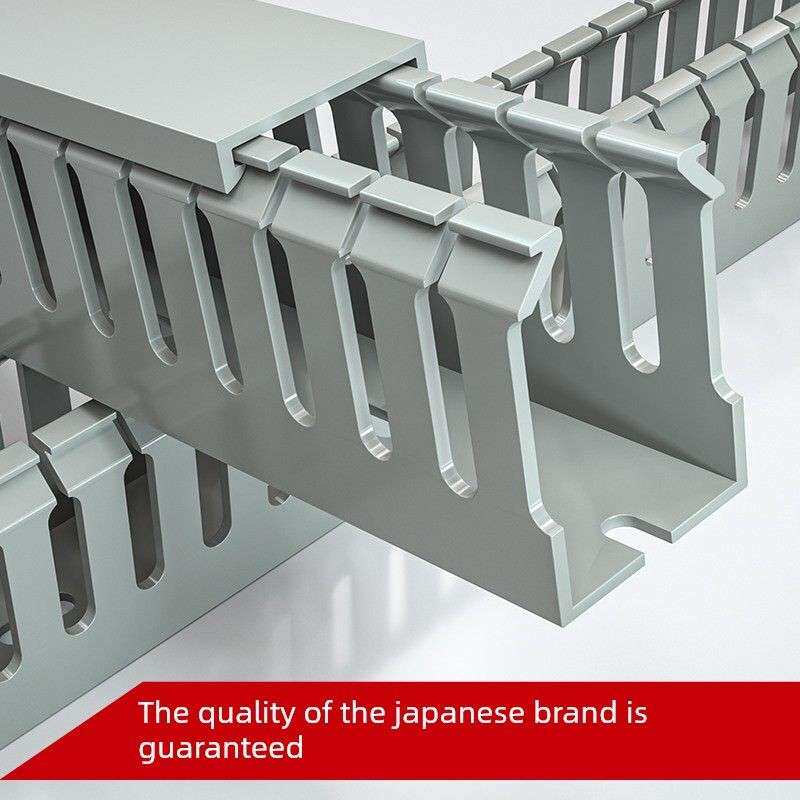 线槽Pvc线槽电器柜线槽配电箱线槽灰色线槽25*30*40*50*60*80*100