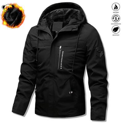 Men Winter Jacket Loose Sport宽松夹克
