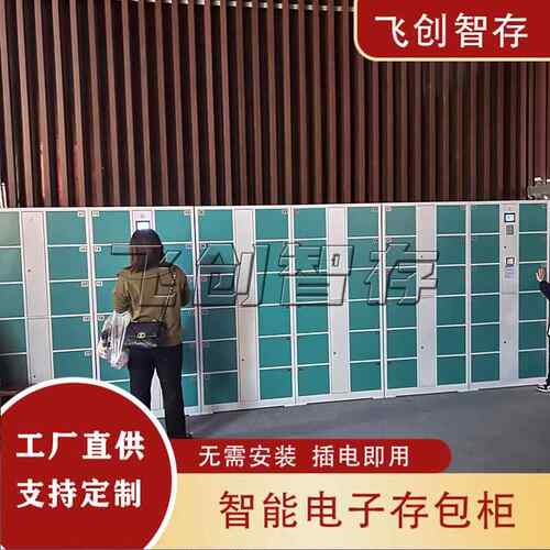 48门柜电工子存包商场人脸识别密956码物寄存柜单位员品手机充电