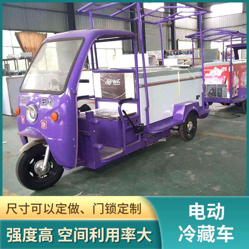 冷冻冷藏电动带冰柜流动售卖雪糕生鲜低温奶配送冷链运输