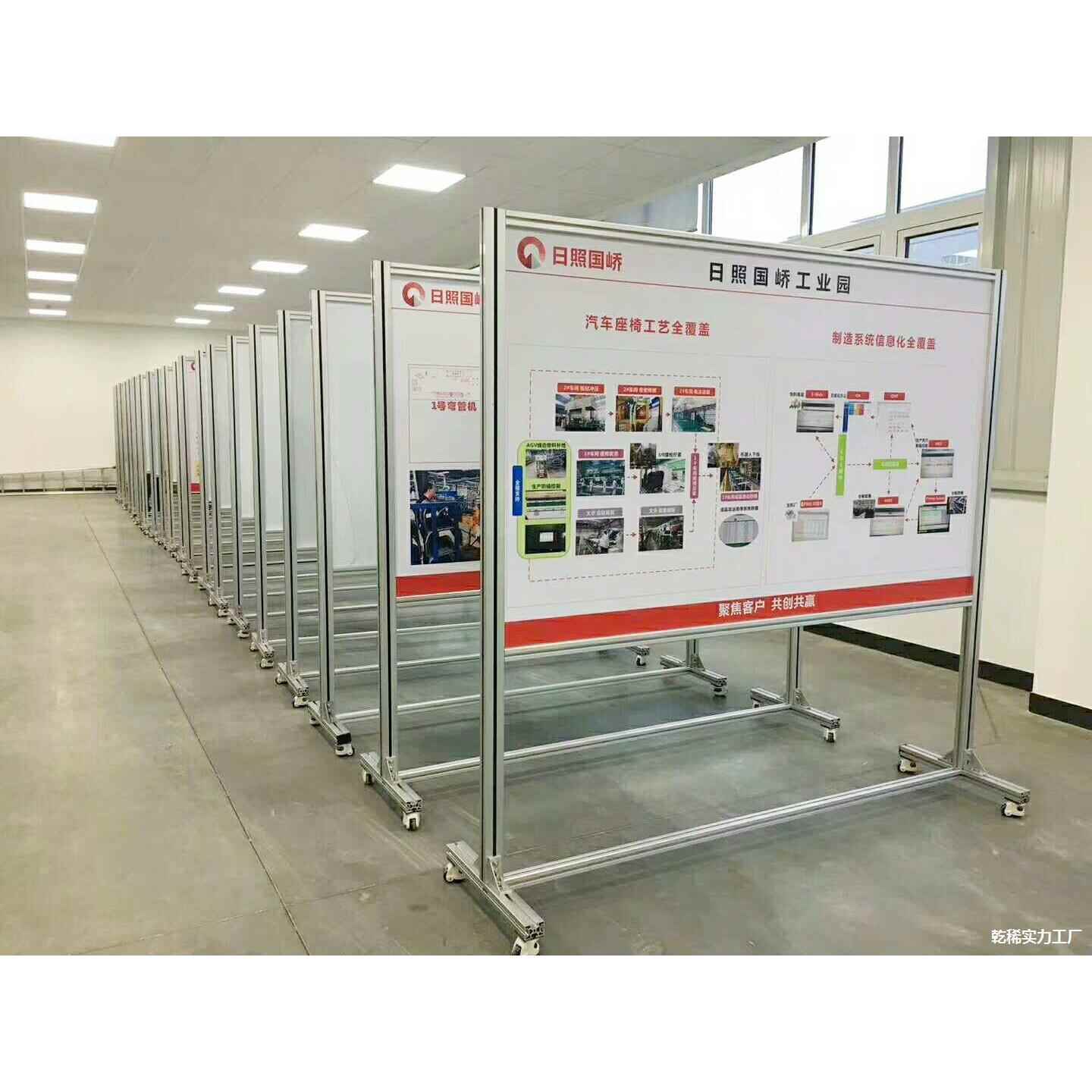 看管计板板支架看板车间划可展板移动工厂展示90理194展示架生产1