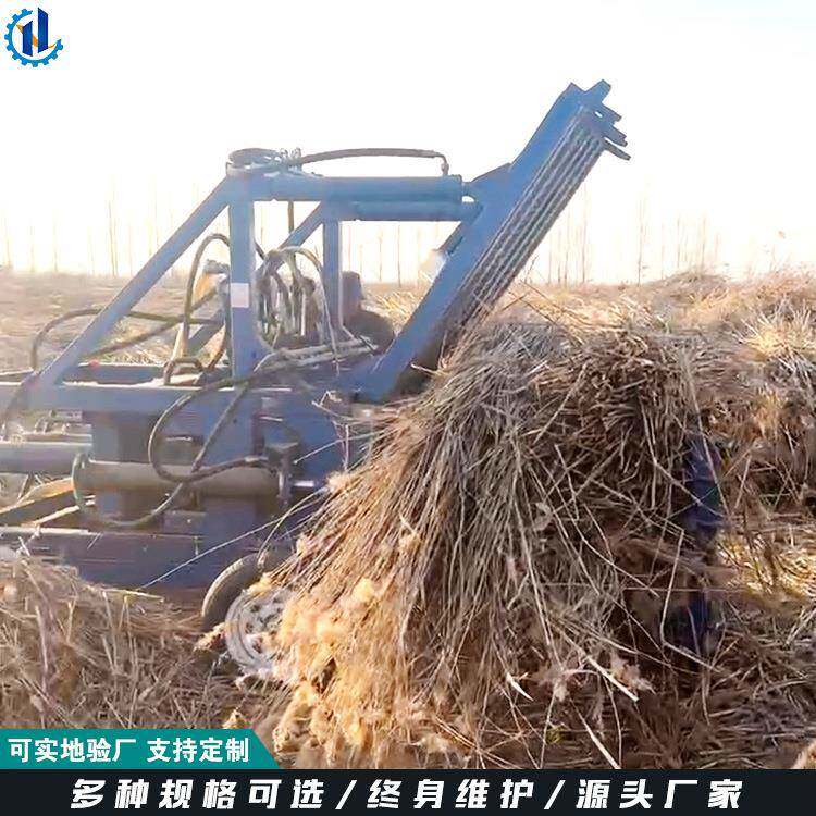 长玉米秸秆打捆机苇草压缩打包机新疆移动式芦苇打包切断机