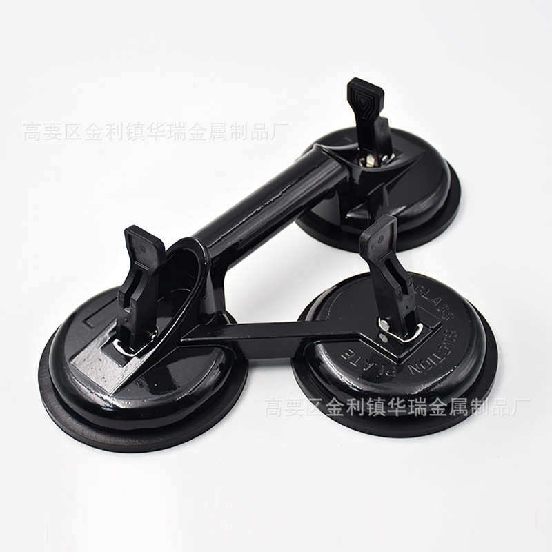 工具固定重型玻璃贴地板砖瓷砖铝合金搬运安装真空提强力吸盘吸器