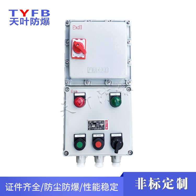 防爆风机控制箱 手动自动远程两地操作箱 浓度报警器配套控制箱