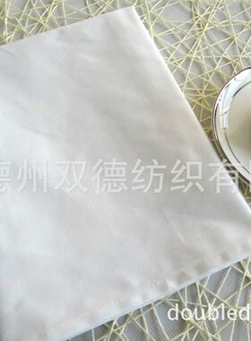 棉质白色擦杯巾酒杯巾白色餐巾 席巾 口布家居吸水餐具厨房