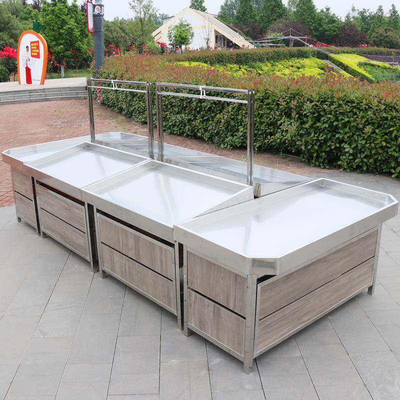 不锈钢水果蔬菜架果蔬货架超市生鲜货架水果展示架商场菜架专用